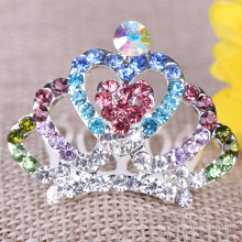 Mini tiara peine cristal corona peines